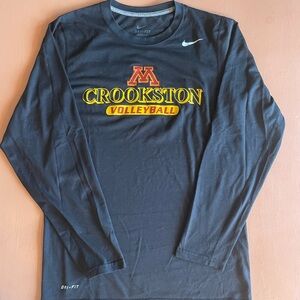 Nike University of Minnesota Crookston women’s volleyball long sleeve T-shirt